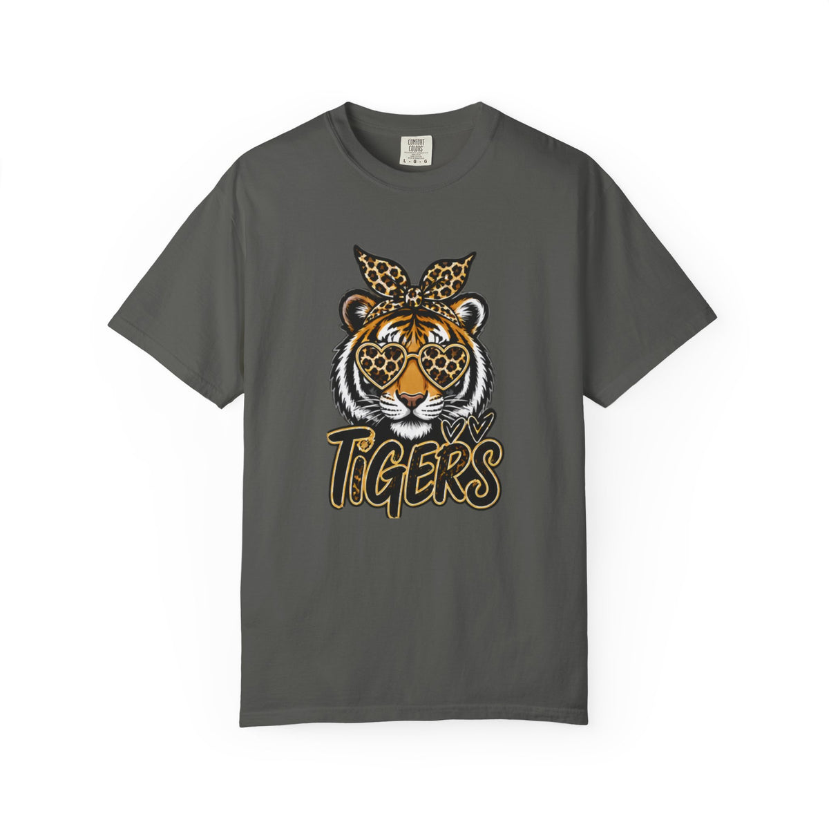 Tigers Leopard-Print Tiger Graphic Tee