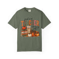 Fall Teacher T-Shirt - "Just a Teacher Who Loves Fall" Autumn Classroom Tee