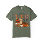 Fall Teacher T-Shirt - "Just a Teacher Who Loves Fall" Autumn Classroom Tee