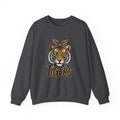 Tiger Mascot Crewneck Sweatshirt — Leopard Bandana Tiger Graphic