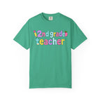 2nd grade Teacher T-Shirt — "Big Hearts Shape Little Minds" Colorful School Teacher Tee