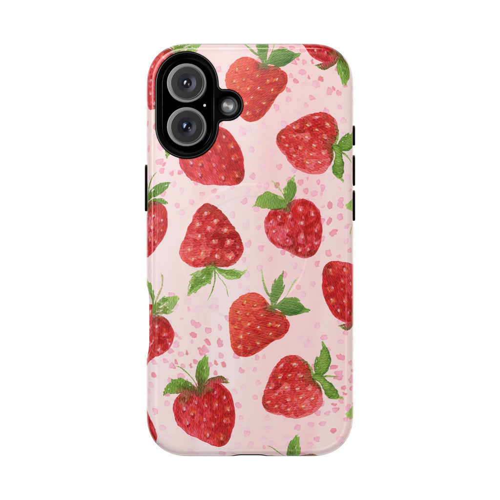Strawberry Tough Magnetic Phone Cases