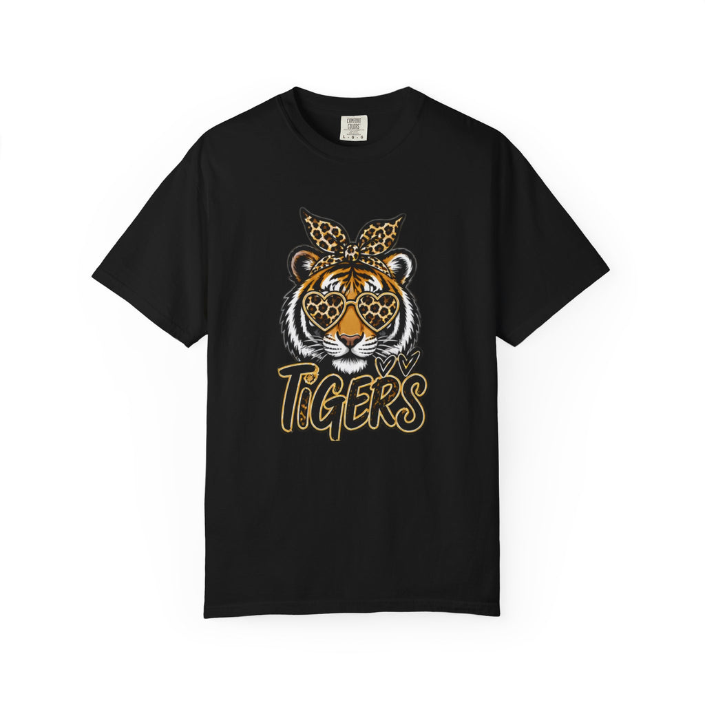 Tigers Leopard-Print Tiger Graphic Tee