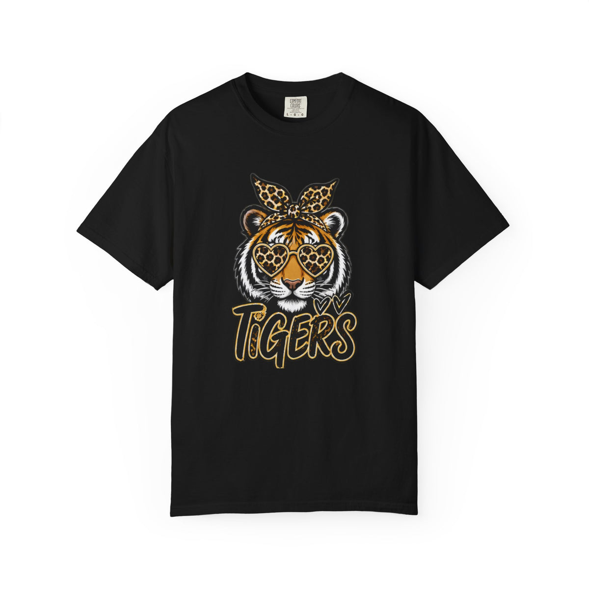 Tigers Leopard-Print Tiger Graphic Tee