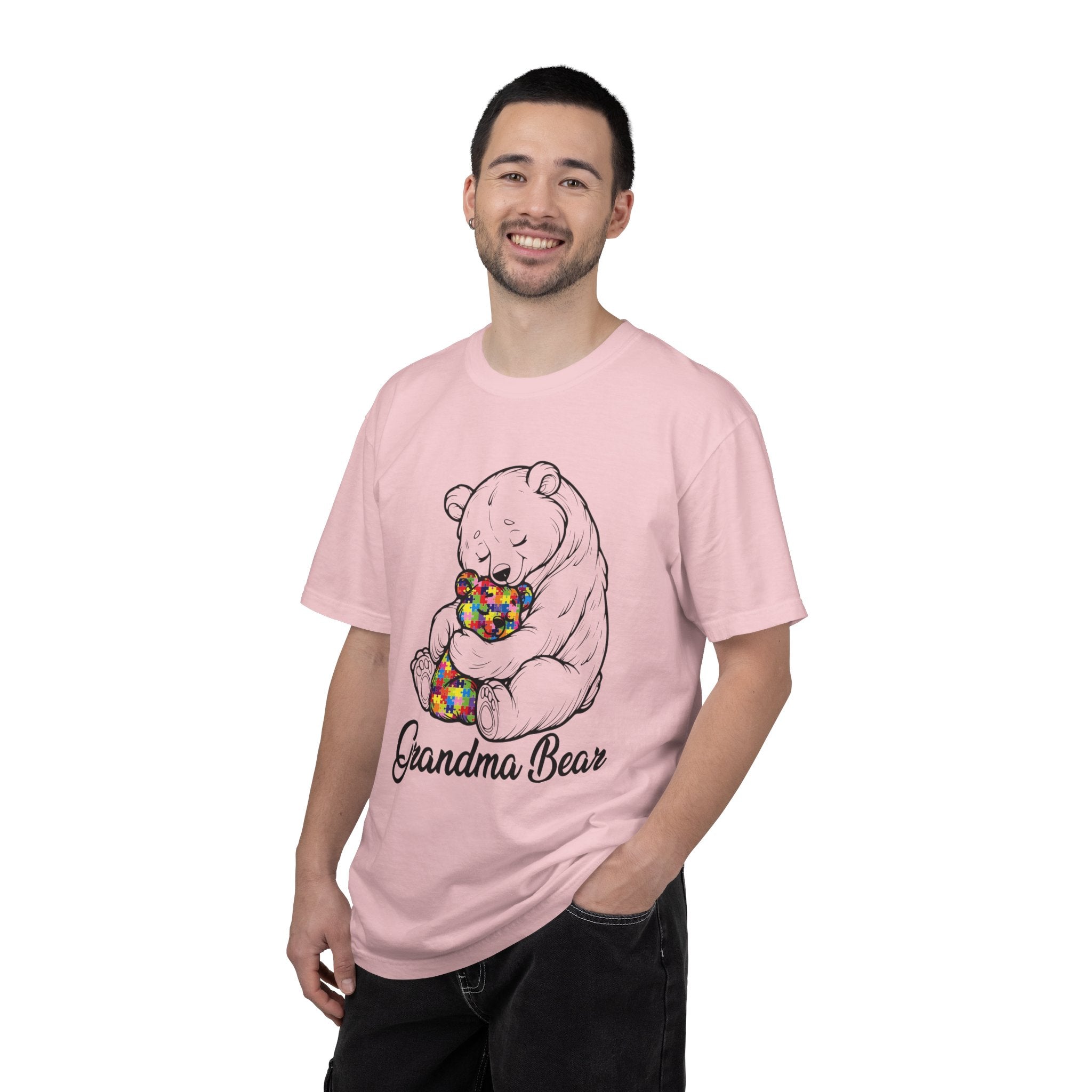 Grandma Bear T-Shirt – Cute Bear Hug Design with Colorful Teddy