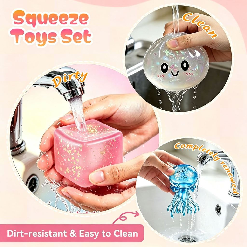 Slow Rebound Squishy Stress Relief Toy Set