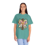 Cross & Ribbon T-Shirt — Jesus is With Us Graphic Tee