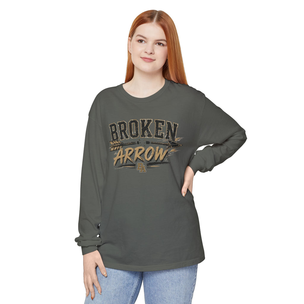 Broken Arrow Long Sleeve T-Shirt – Vintage Arrow Graphic