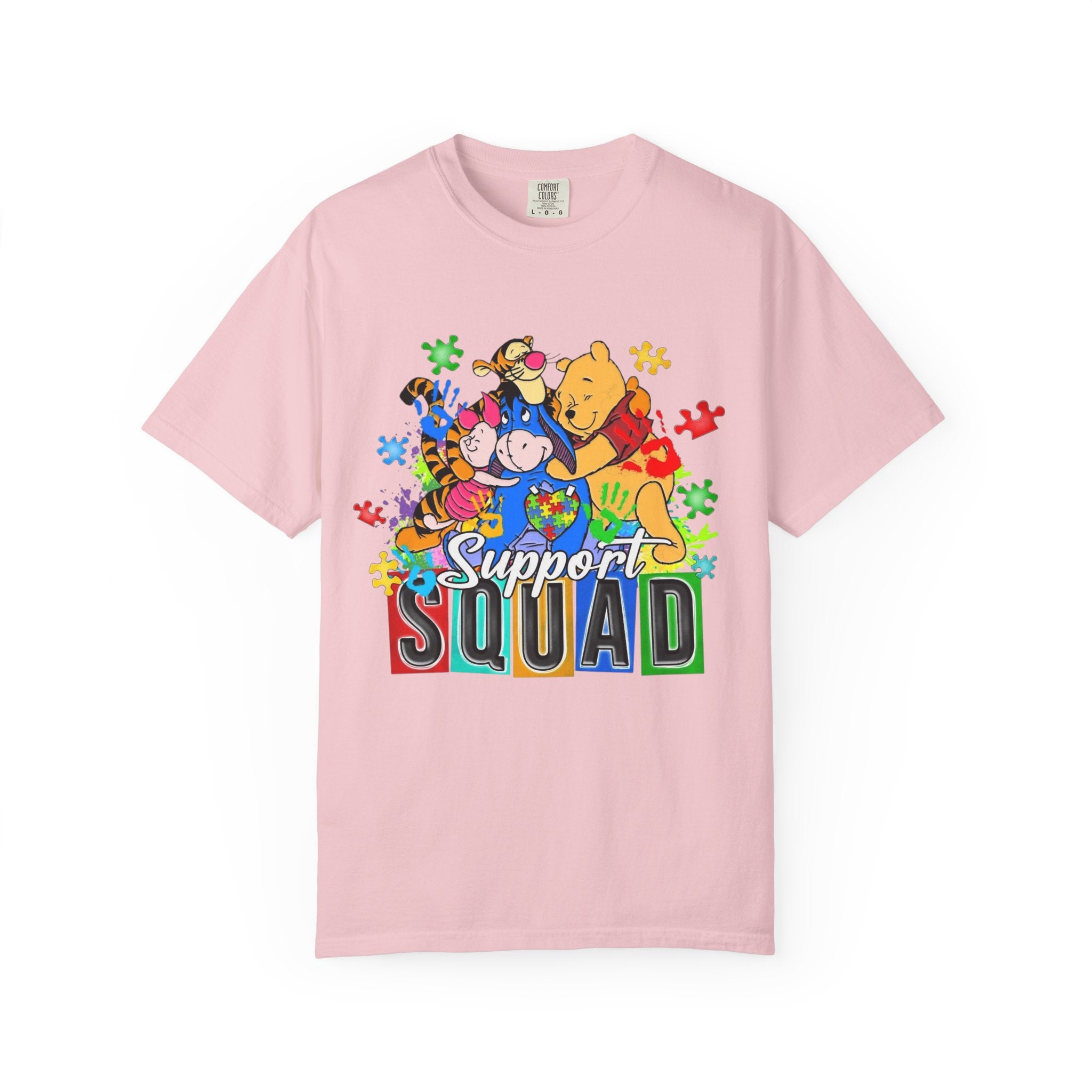 Support Squad T-Shirt — Winnie the Pooh Autism Awareness Tee