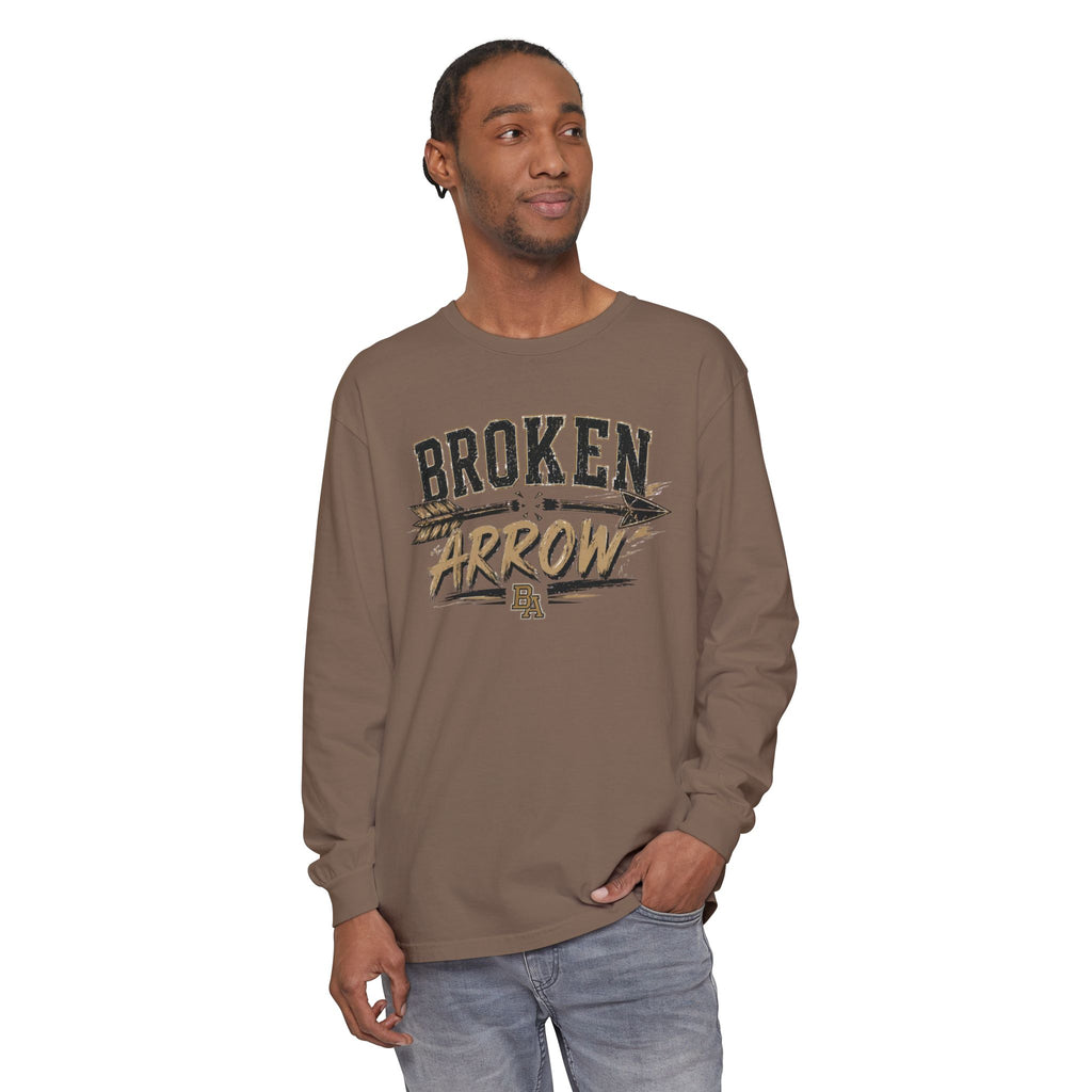 Broken Arrow Long Sleeve T-Shirt – Vintage Arrow Graphic