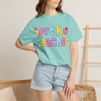 Pre k Teacher T-Shirt — "Big Hearts Shape Little Minds" Colorful School Teacher Tee