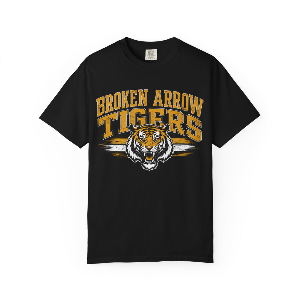Broken Arrow Tigers Vintage Tiger Head T-Shirt