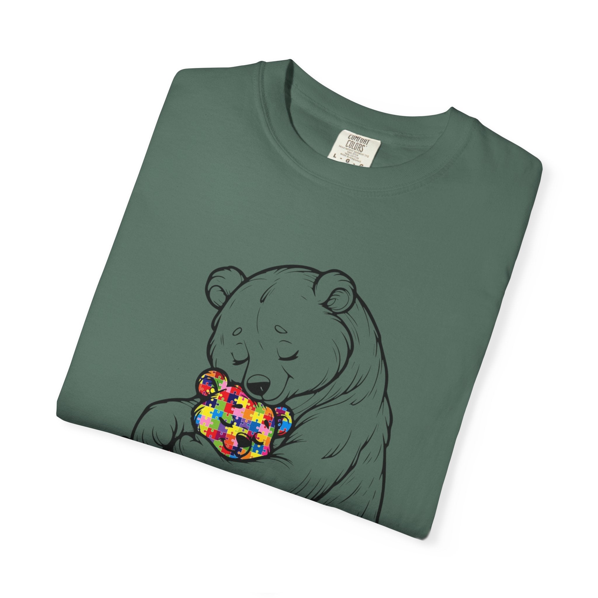Grandma Bear T-Shirt – Cute Bear Hug Design with Colorful Teddy