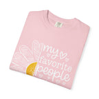 T-Shirt — "My Favorite People Call Me Birdie" Floral Graphic Tee
