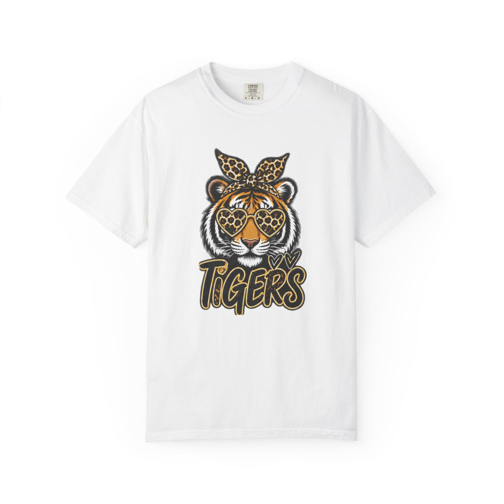 Tigers Leopard-Print Tiger Graphic Tee
