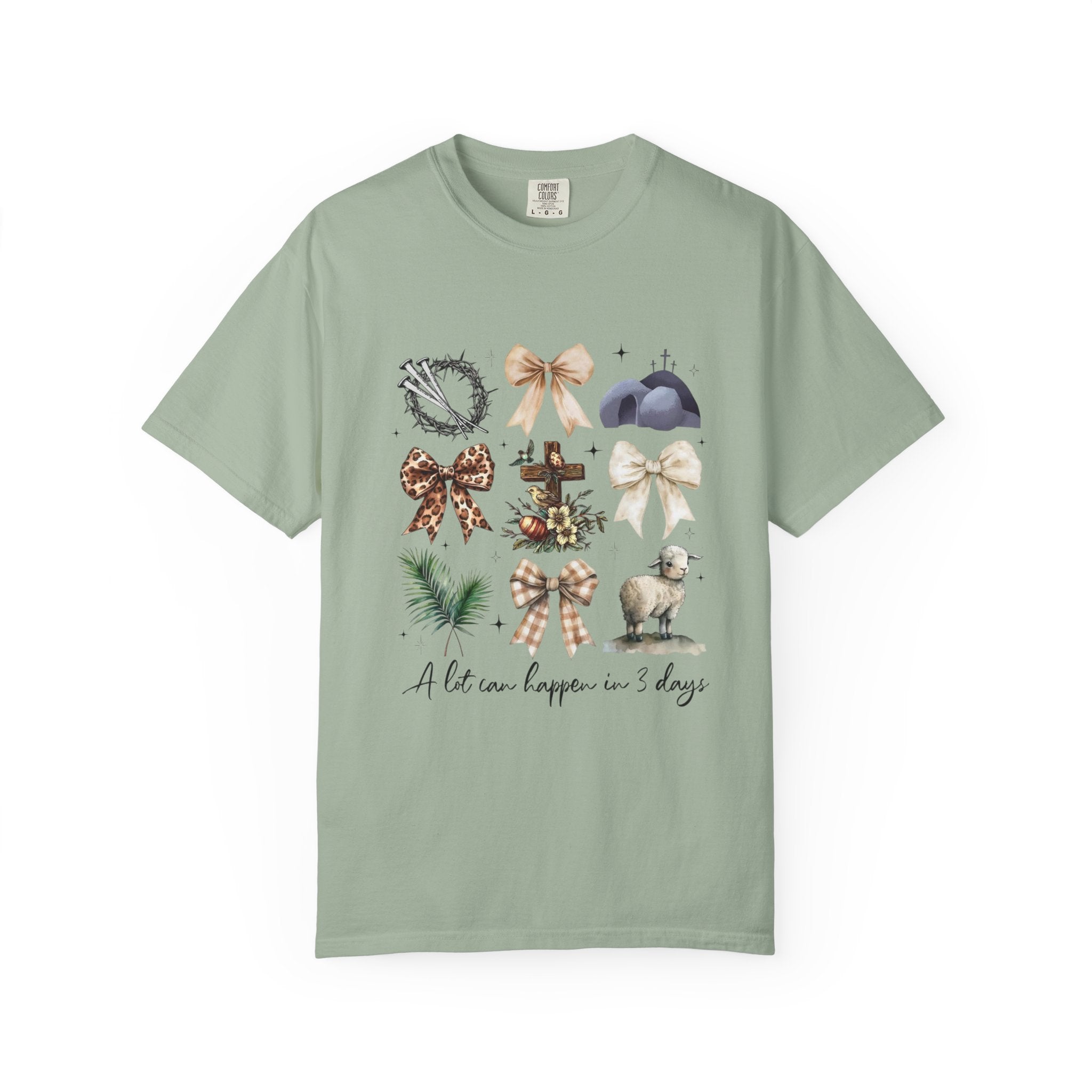 Bow Collection Graphic T‑Shirt — "A life can happen in a day"