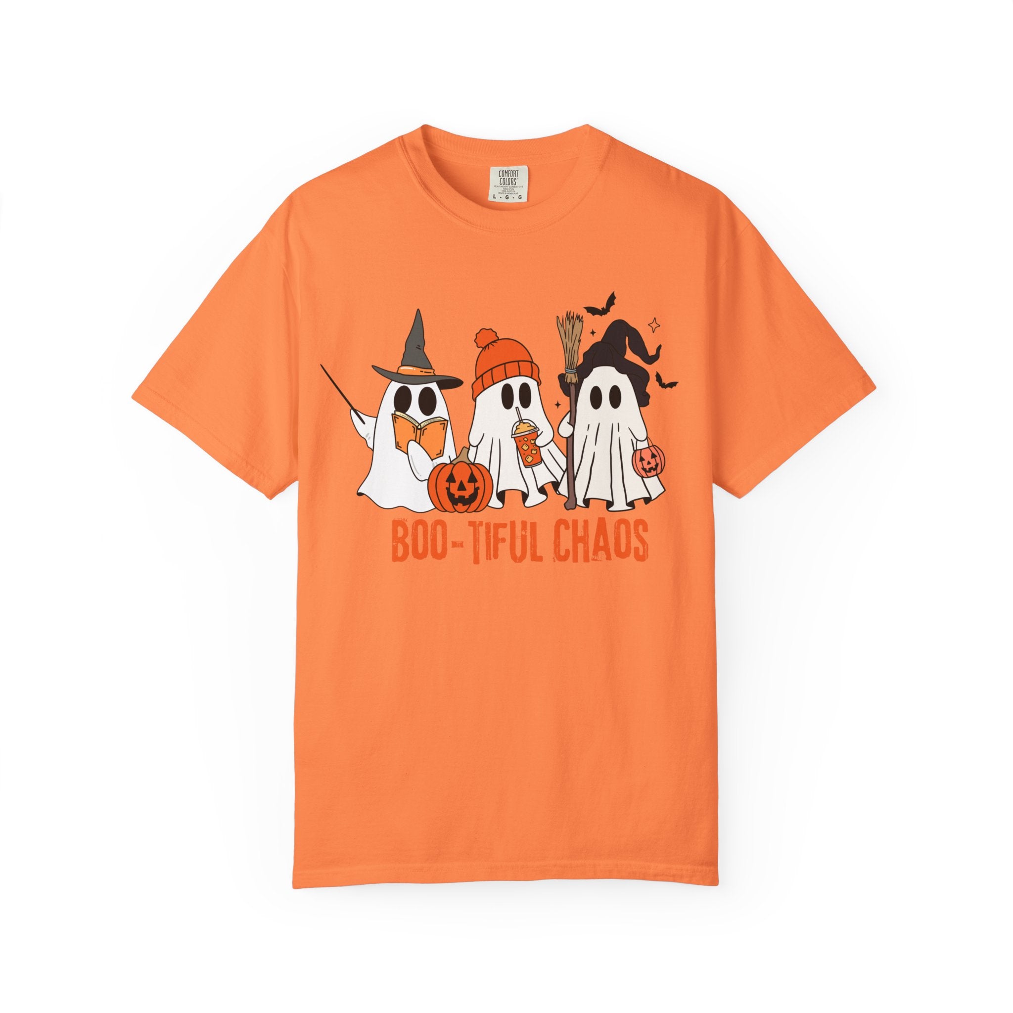 Halloween Ghost T-Shirt, Boo-tiful Chaos