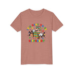 Youth Tee - "It's Okay To Be Different" Rainbow Skate Character Kids T-Shirt