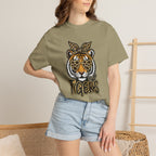 Tigers Leopard-Print Tiger Graphic Tee