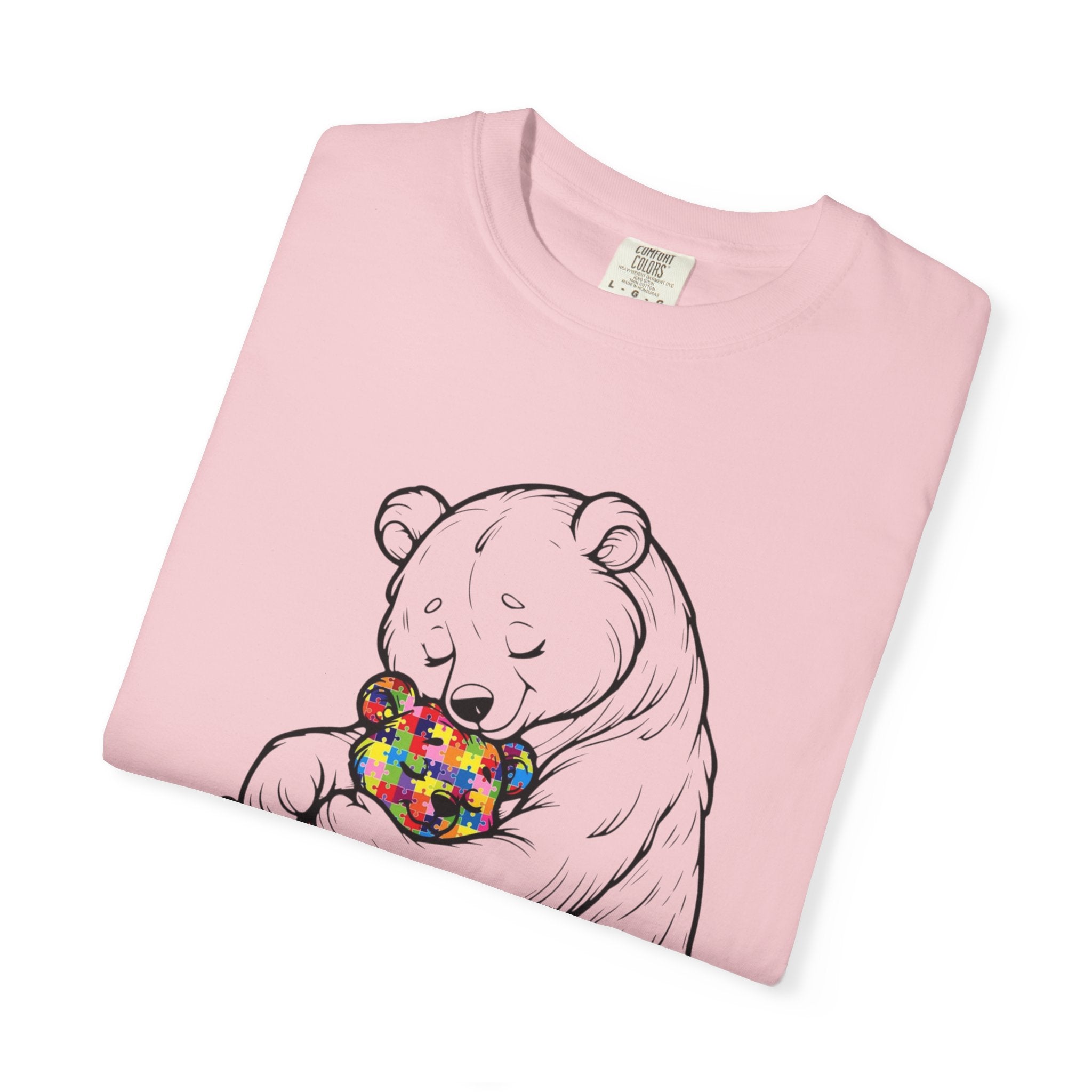Grandma Bear T-Shirt – Cute Bear Hug Design with Colorful Teddy