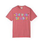 3rd Grade Teacher T-Shirt — "Big Hearts Shape Little Minds" Colorful School Teacher Tee