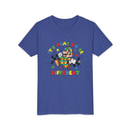 Youth Tee - "It's Okay To Be Different" Rainbow Skate Character Kids T-Shirt