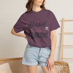 Blessed to Be Called Birdie T-Shirt — Floral Grandmother Gift