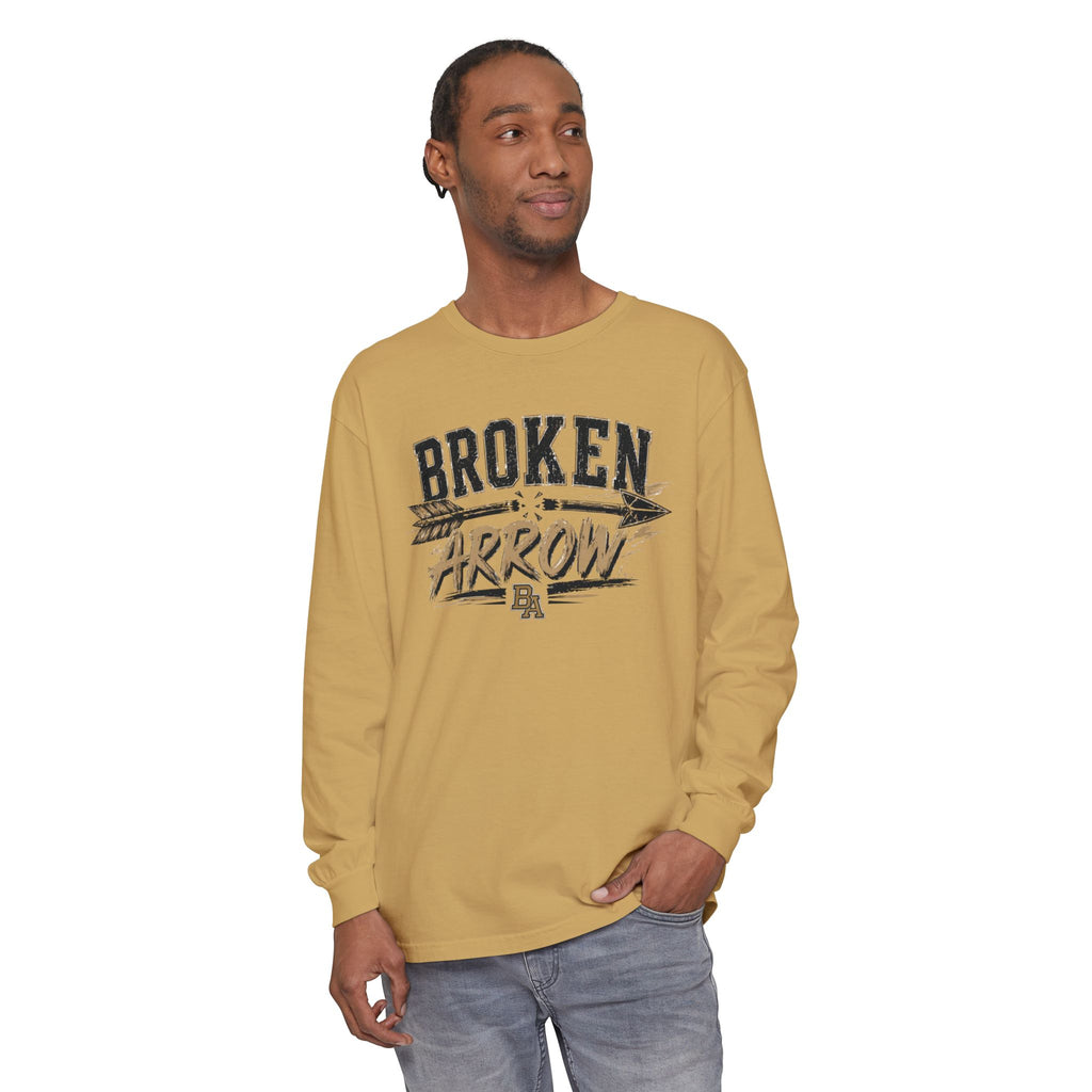 Broken Arrow Long Sleeve T-Shirt – Vintage Arrow Graphic