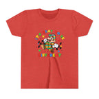 Youth Tee - "It's Okay To Be Different" Rainbow Skate Character Kids T-Shirt