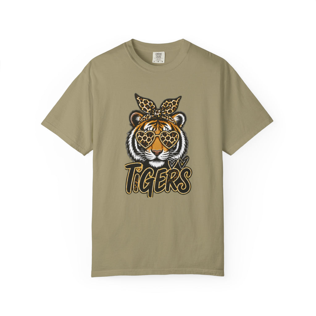 Tigers Leopard-Print Tiger Graphic Tee