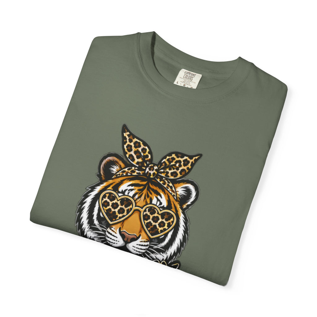 Tigers Leopard-Print Tiger Graphic Tee