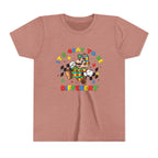 Youth Tee - "It's Okay To Be Different" Rainbow Skate Character Kids T-Shirt