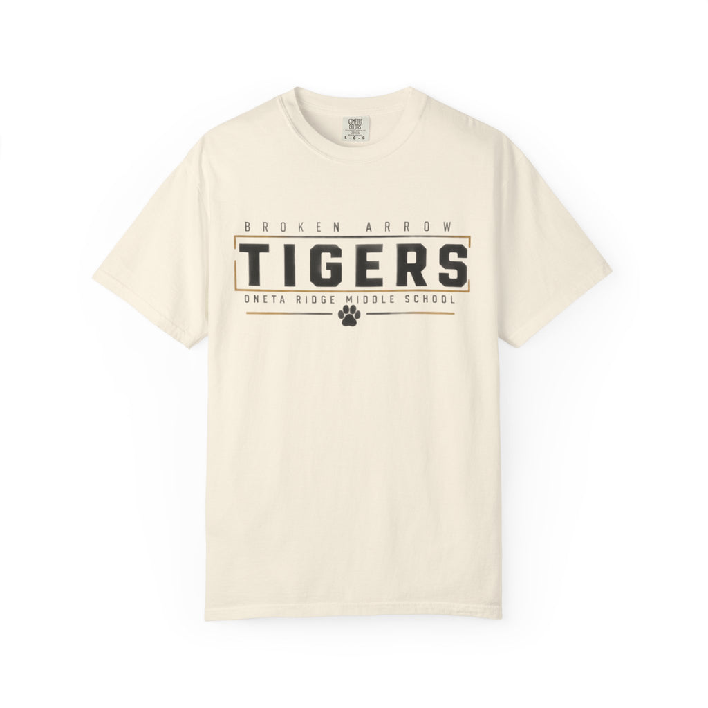 Tigers School Spirit T-Shirt — Broken Arrow Oweta Ridge Middle School Paw Print