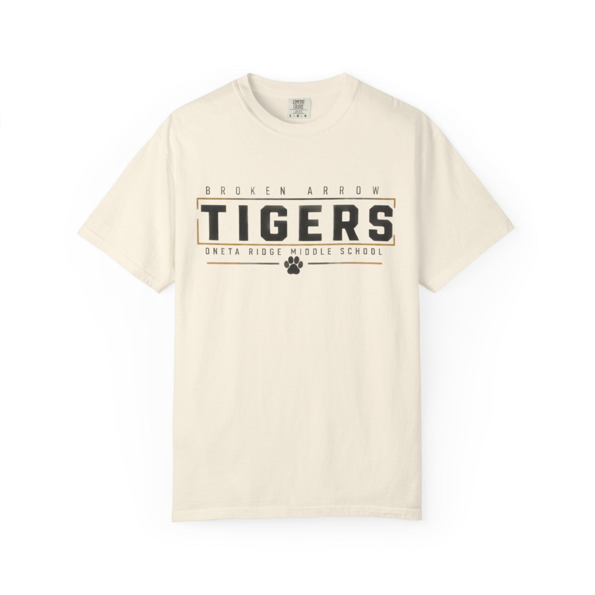 Tigers School Spirit T-Shirt — Broken Arrow Oweta Ridge Middle School Paw Print
