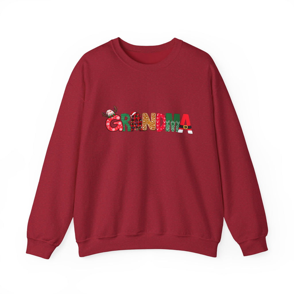 Festive Grandma Crewneck Sweatshirt