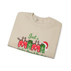 Just a Mama Holiday Crewneck Sweatshirt