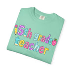 5rd Grade Teacher T-Shirt — "Big Hearts Shape Little Minds" Colorful School Teacher Tee