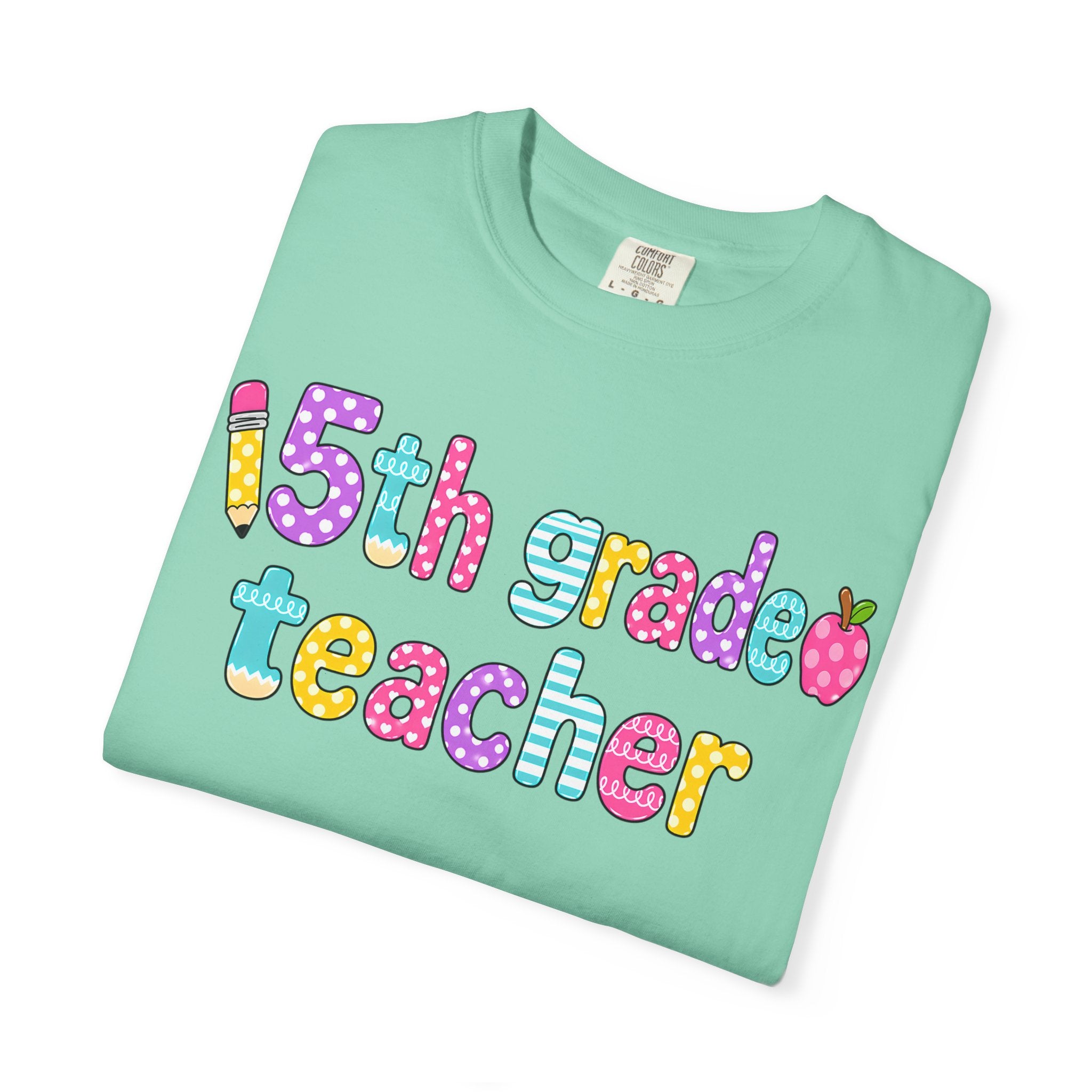 5rd Grade Teacher T-Shirt — "Big Hearts Shape Little Minds" Colorful School Teacher Tee