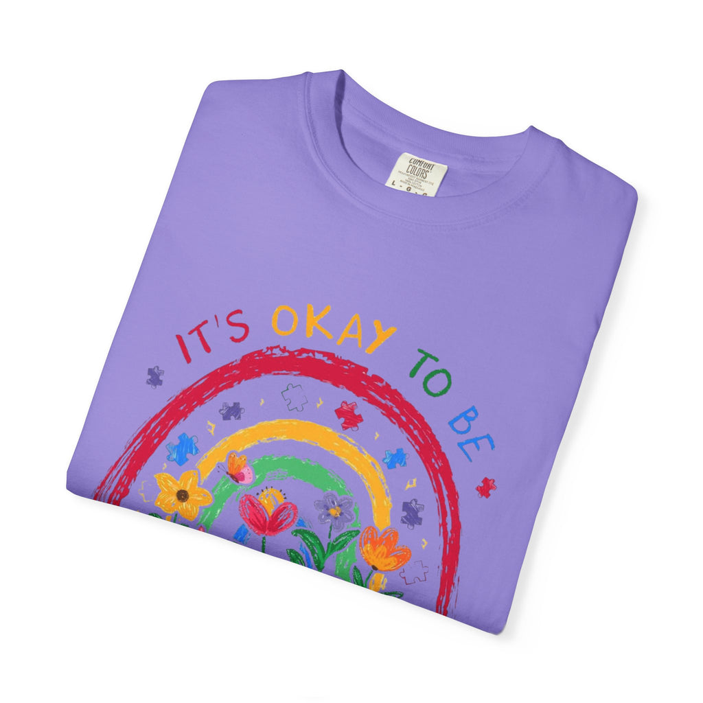 It's Okay To Be Different T-Shirt — Rainbow Autism Awareness Tee