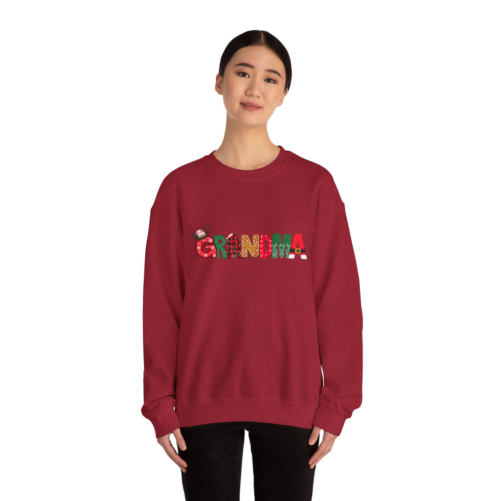 Festive Grandma Crewneck Sweatshirt