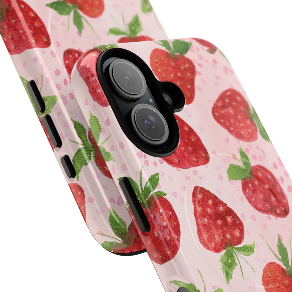 Strawberry Tough Magnetic Phone Cases