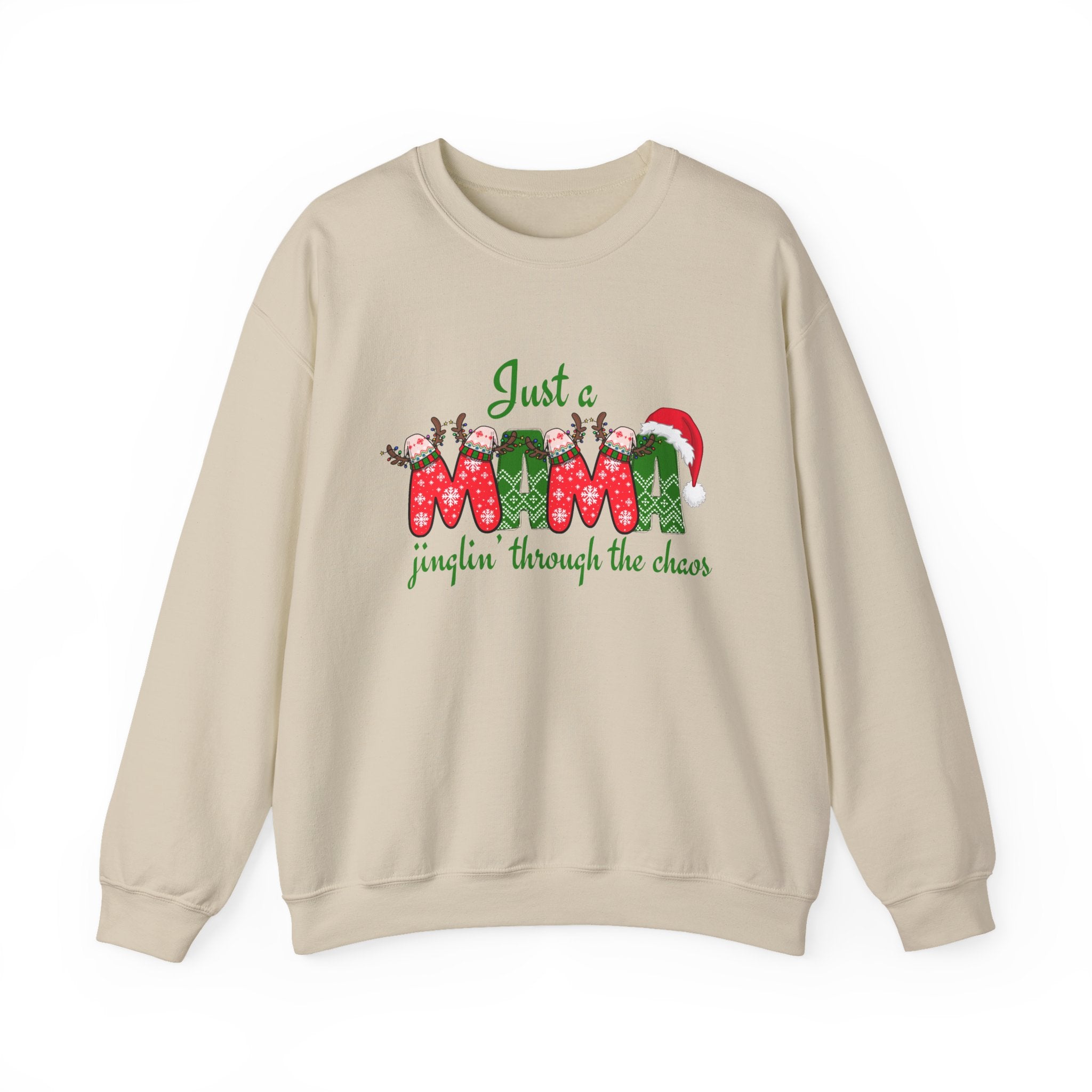 Just a Mama Holiday Crewneck Sweatshirt