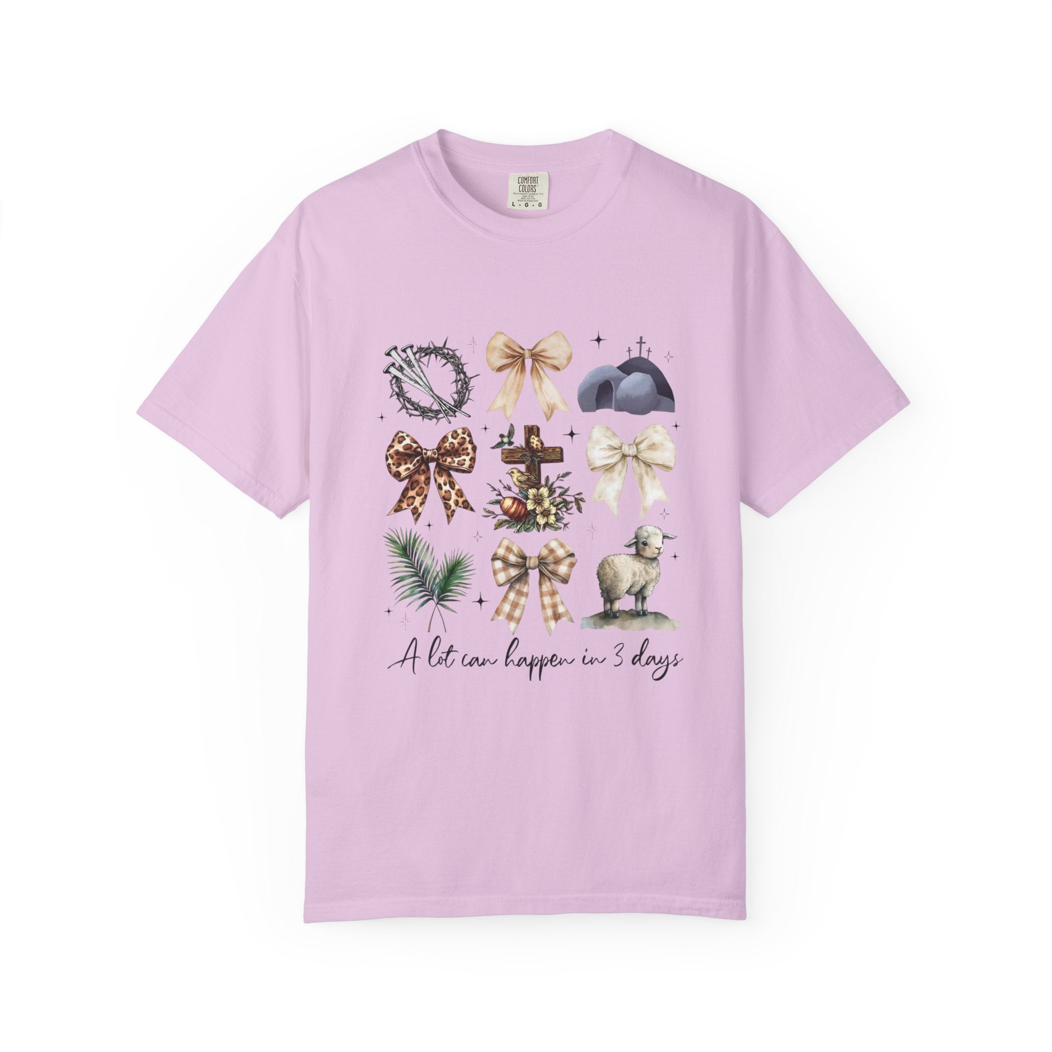 Bow Collection Graphic T‑Shirt — "A life can happen in a day"