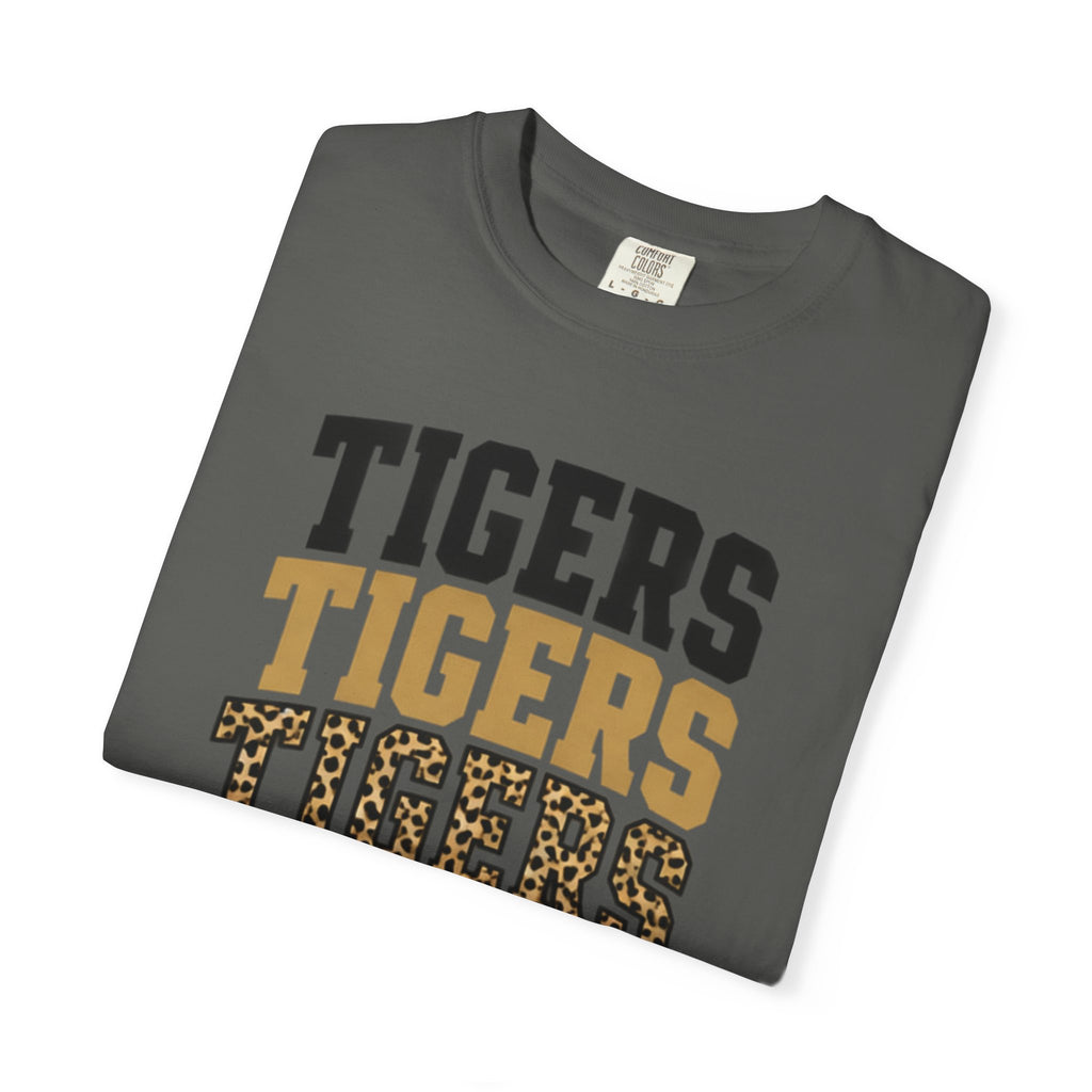 Tigers Graphic T-Shirt — Oneta Ridge Leopard Print School Spirit Tee
