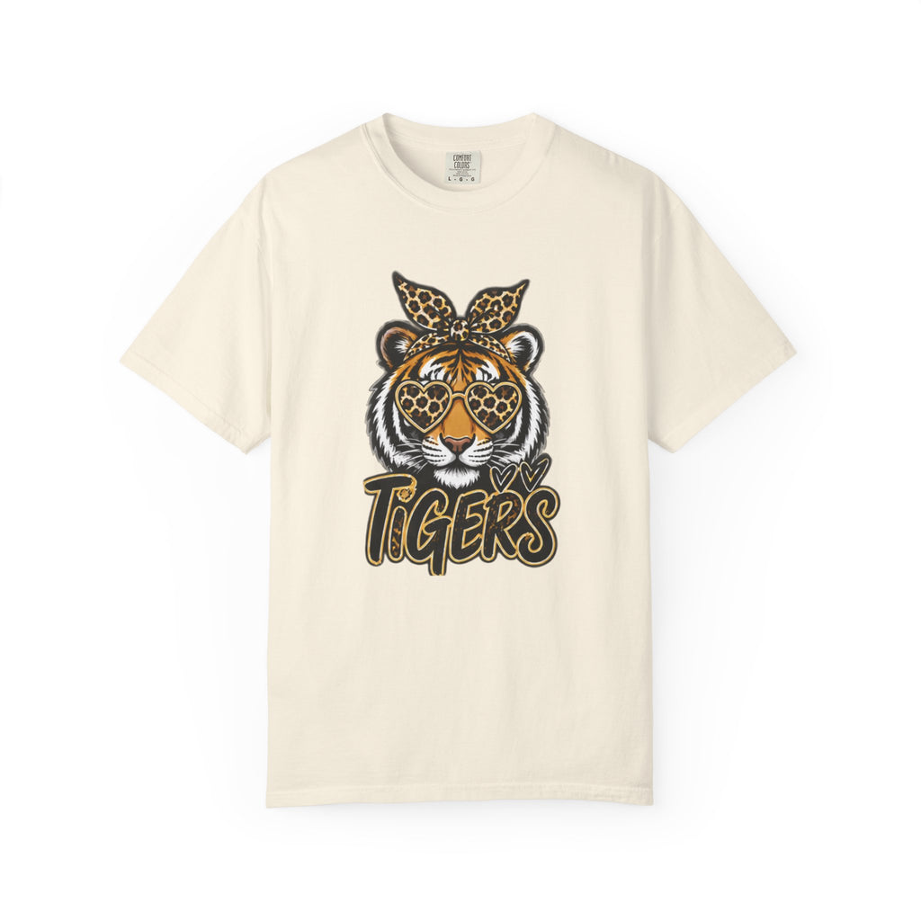 Tigers Leopard-Print Tiger Graphic Tee