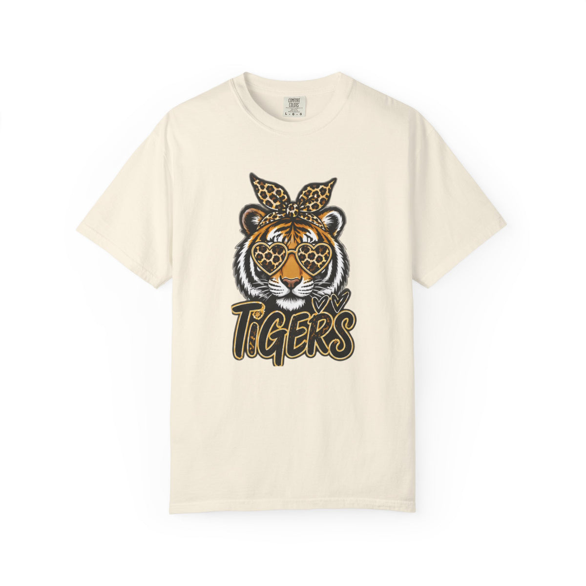 Tigers Leopard-Print Tiger Graphic Tee