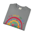 It's Okay To Be Different T-Shirt — Rainbow Autism Awareness Tee