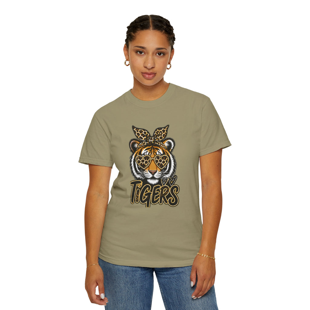 Tigers Leopard-Print Tiger Graphic Tee