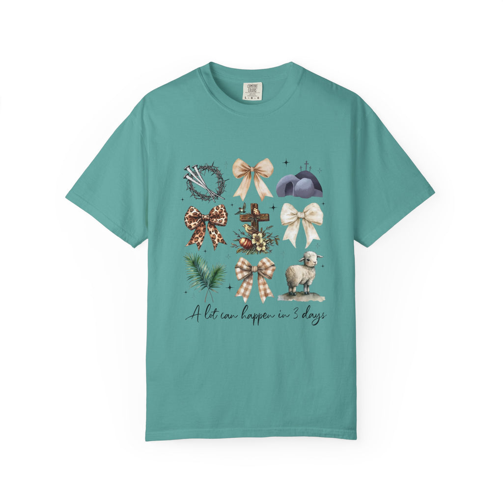 Bow Collection Graphic T‑Shirt — "A life can happen in a day"