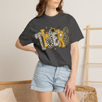 T-Shirt — 'Tigers' Retro Leopard Print Graphic Tee